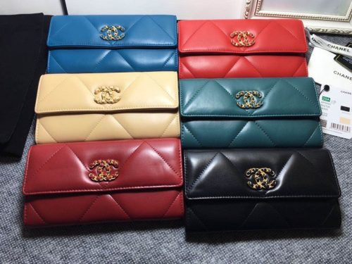 CHANEL 19 Long Flap WalletJOJOKKREPLICAS | High Quality Replica Watches & Bags