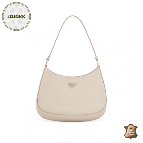 PRADA Cleo Brushed Leather Shoulder Bag Desert BeigeJOJOKKREPLICAS | High Quality Replica Watches & Bags