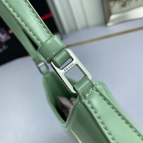 PRADA Cleo Brushed Leather Shoulder Bag AquaJOJOKKREPLICAS | High Quality Replica Watches & Bags