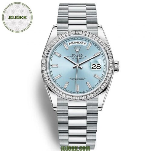 Rolex Day-Date Ice BlueJOJOKKREPLICAS | High Quality Replica Watches & Bags