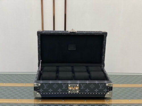 Louis Vuitton Watch Storage Box Black（For 8 Watches）JOJOKKREPLICAS | High Quality Replica Watches & Bags